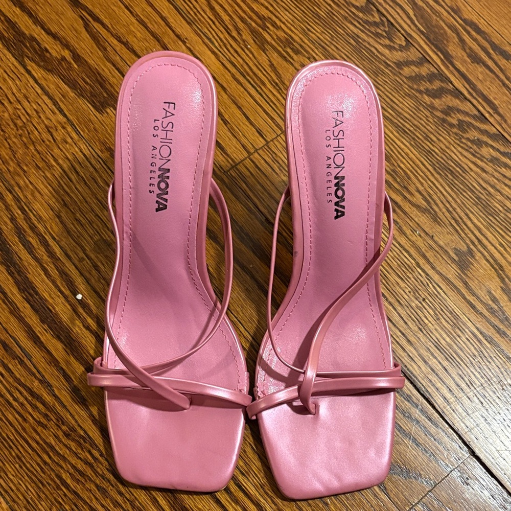 Fashion Nova Blush Pink Heels